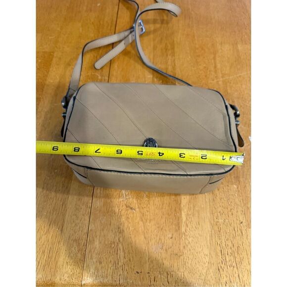 Kurt Geiger London Kensington Leather Tan Crossbody Bag - Picture 5 of 10